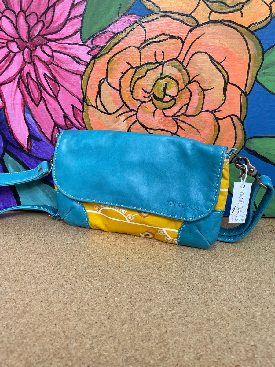 Alicia- Preloved Teal Leather